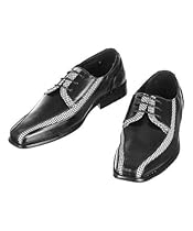 G. Dione "Houndstooth" Dress Shoes (Big Boysn Sizes 3.5 - 7)