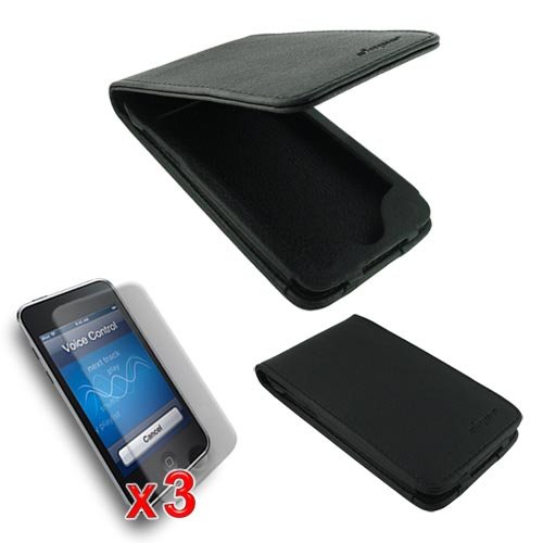 Black Leather Cover Case 3rd Generation)