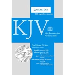 KJV Pitt Minion Reference Black Calfskin KJ187
