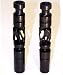 Hand Carved Ebony Wood Wooden Candleholders From Kenya - Elephant Design