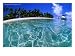 Boat at One Foot Island, Cook Islands, Islands Photographic Poster Print by Peter Hendrie, 24x18