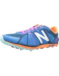Shoes: New Balance Womens WXC5000 Cross Country Spike Shoe,Blue/Orange,8 B US - New Balance