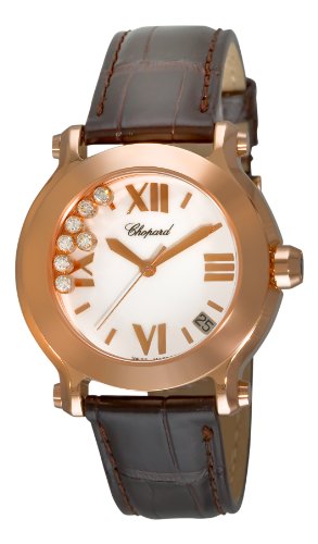 Best Cheap Chopard Women's 277471-5001 Happy Sport White Diamond Dial Watch