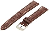 Hadley-Roma Men's MS2006RB-180 18-mm Chestnut Genuine Alligator Leather Watch Strap