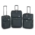 Traveler's Choice Black El Dorado 3 Piece Upright Collection
