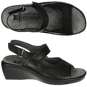 Buy Ladies Mobils By Mephisto ULLA Mid-Heel Comfort Sandals by Mobils