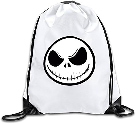 WXMY Jack Skellington Nightmare Before Christmas Drawstring Backpack Bag