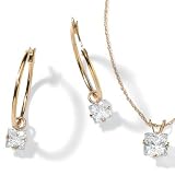2-Piece DiamonUltra&trade; Cubic Zirconia 10k Gold Set