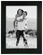 Linear Black Picture Frame 6x8"