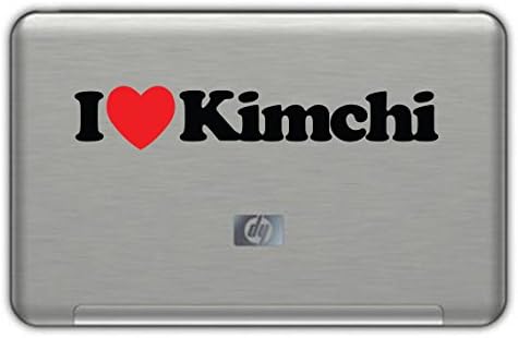 I LOVE KIMCHI Sticker 8"x1.5" BLACK and RED Free Shipping