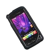 Black Silicone Rubber Gel Soft Skin Case Cover for LG Chocolate Touch VX857 ....