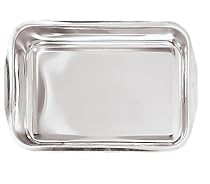 Fox Run Stainless Steel Roasting Pan, 10 Inch x 14.5 Inch