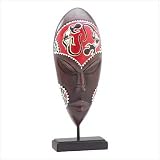 LIZARD TRIBAL MASK STATUE