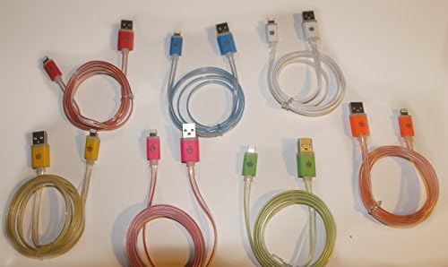 LED IPhone Charger Cable (orange)