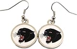 Ed Hardy Black Panther Earrings - Sale!