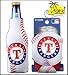 (2) TEXAS RANGERS MLB BASEBALL CAN & BOTTLE KOOZIE