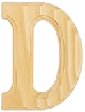 Wood Letters 6 - Letter D