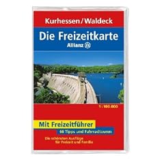 Die Freizeitkarte Allianz Kurhessen Waldeck 1 : 100 000: 66 Tipps und Fahrradtouren. Die sch�nsten Ausfl�ge f�r Freizeit und Familie
