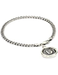 Pyrrha "talisman" Sterling Silver Initial Charm Bracelet