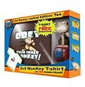 Family Guy Evil Monkey Obey Your Inner Monkey T-shirt Bobblehead Combo Size L
