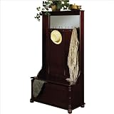 Powell 998-299 Heirloom Cherry Hall Tree Coat Rack
