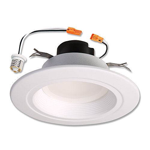 Halo 90CRI LED Recessed Retrofit RL Light with Baffle Trim, 5/6-Inch, 900 Lumens, Warm White