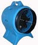 Magnalight Intrinsically Safe Blower (Fan) & 25 foot Static Conductive Duct Redirects Stale Work Area Air
