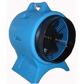 Magnalight Intrinsically Safe Blower (Fan) & 25 foot Static Conductive Duct Redirects Stale Work Area Air
