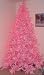 Pretty Pink Color 7' Foot Artificial Christmas Tree Lighted