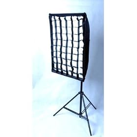 DMKFoto 24x24 in. Softbox with Fabric Grids and Universal Speedring