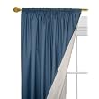 Blackout Panel Pair Denimtone Navy 100x8