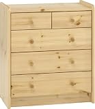 Steens 29001319 Kommode SFK 72 x 64 x 38 cm Kiefer massive, natur lackiert