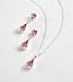 Parure pendentif et boucles d'oreilles 