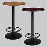 Hospitality Table, Top Component, 30 Dia., Natural Maple Top/Natural Maple Trim