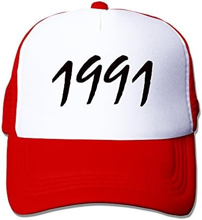 1991.PNG Trucker Baseball Caps Red