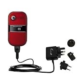 International Wall / AC Charger for the Sony Ericsson z320i - Gomadic Brand w/ TipExchange Technology