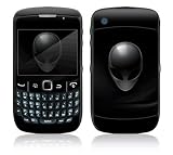Carbon Fiber Alien Design Decal Skin Sticker for BlackBerry Curve 8500 Cell Phone