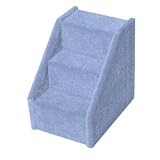 Mini Pet Stairs 3-Step (Blue, 16 in. x 12 in. 16 in. )