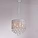 CLAXY Ecopower Lighting Metal & Crystal Pendant Lighting Modern Chandelier for Kitchen