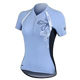 Santic Short Sleeve Breathable Wicking Fabric Cycling Jersey Women Top