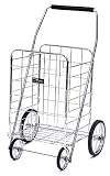 Jumbo Folding Shopping Cart - Chrome (Chrome) (41.75