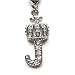 Cell Phone/ Camera / Bag/ Charm Strap Beautiful Clear J Crown Tiara