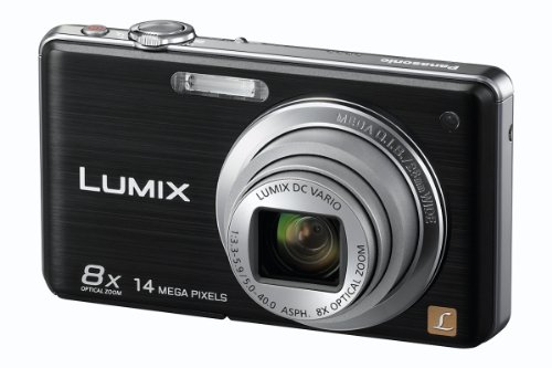 Panasonic Lumix FS30 Digital Camera - Black (14.1MP, 8x Optical Zoom) 2.7 inch LCD