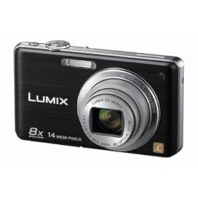 Panasonic Lumix FS30 Digital Camera - Black (14.1MP, 8x Optical Zoom) 2.7 inch LCD