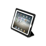DigiOrange(TM) Slim Genuine Leather Case for iPad 2 - BLACK. Automatically Wakes and Puts the iPad 2 to Sleep. Superior Quality Design
