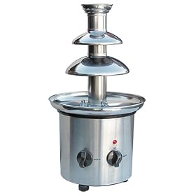 Nostalgia CFF-900 Stainless-Steel Chocolate Fondue Fountain by 