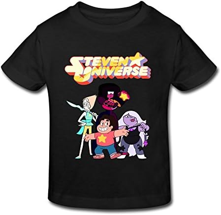 SHUA BABY Kid's Toddler Steven Universe Customized Cool T-Shirt Age 2-6 Black 5-6 Toddler