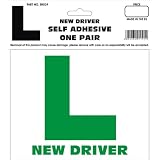 Car and Bike L Plates New Driver Pair Self Adhesive Long Life, High Quality'