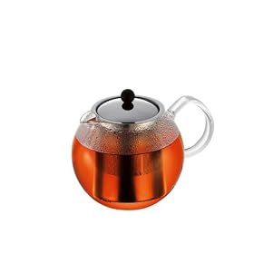Bodum Assam 34-Ounce Glass Tea Press with Stainless-Steel Filter by Bodum