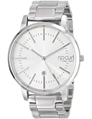 Rip Curl Womens A2664G - WHI LINDEN - WHITE Analog Display Quartz Silver Watch